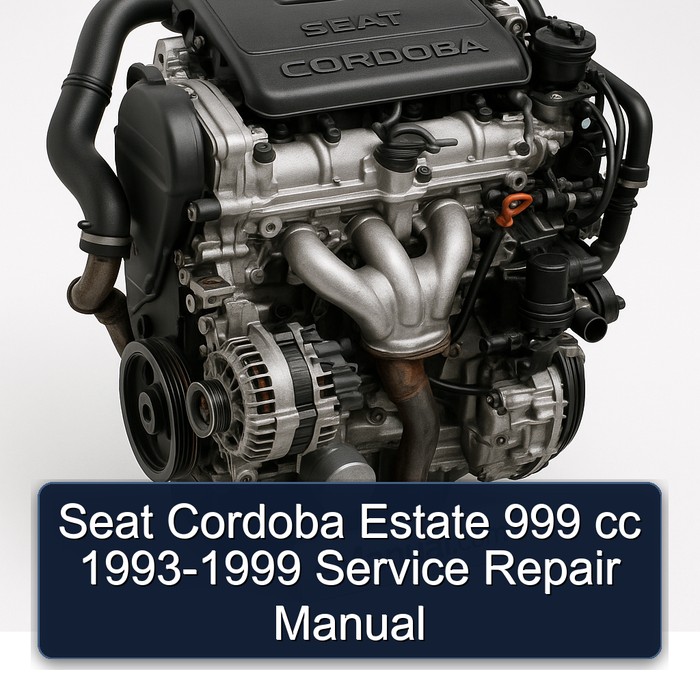 Seat Cordoba Estate 999 cc 1993-1999 Service Repair Manual