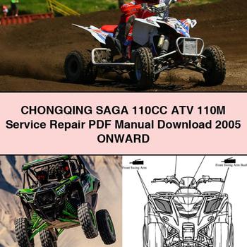 CHONGQING SAGA 110CC ATV 110M Service Repair PDF Manual Download 2005 ONWARD