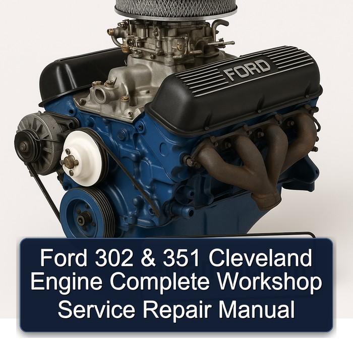 Ford 302 & 351 Cleveland Engine Complete Workshop Service Repair Manual