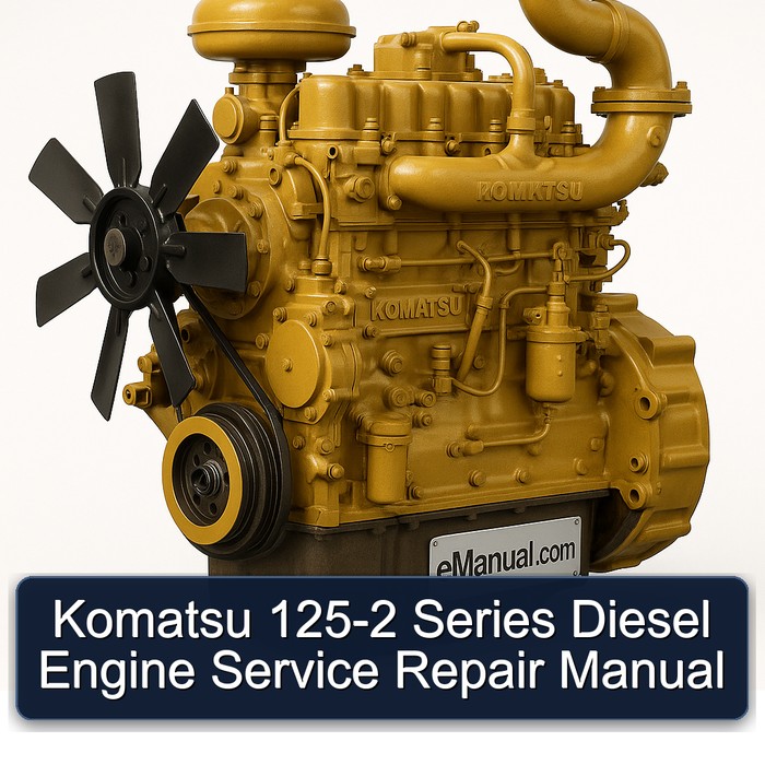 Komatsu 125-2 Series Diesel Engine Service Repair Manual