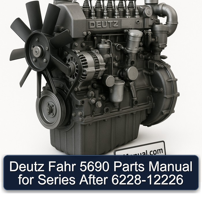 Deutz Fahr 5690 Parts Manual for Series After 6228-12226