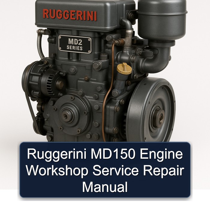 Ruggerini MD150 Engine Workshop Service Repair Manual