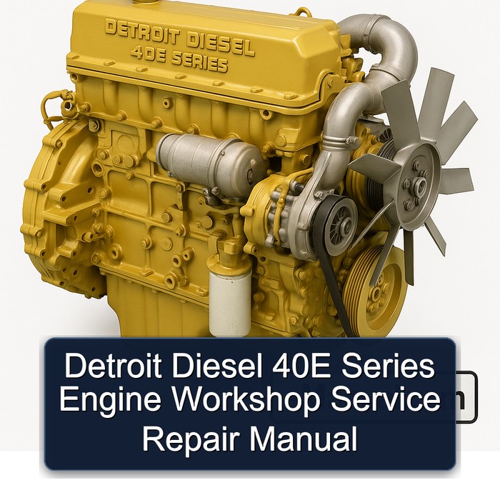 Detroit Diesel 40E Series Engine Workshop Service Repair Manual