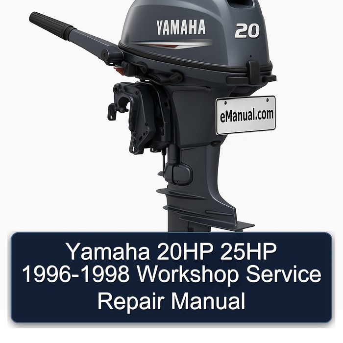Yamaha 20HP 25HP 1996-1998 Workshop Service Repair Manual
