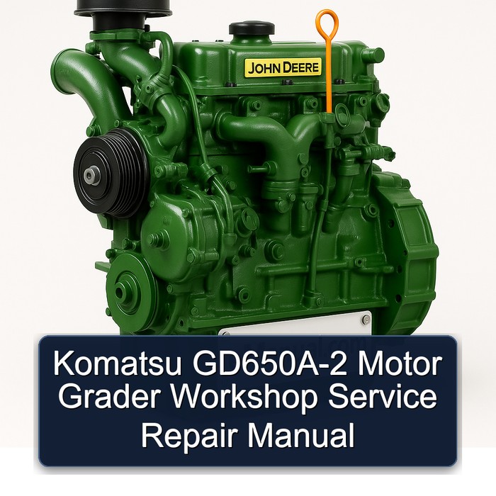 Komatsu GD650A-2 Motor Grader Workshop Service Repair Manual