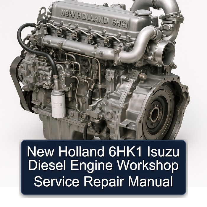 New Holland 6HK1 Isuzu Diesel Engine Workshop Service Repair Manual