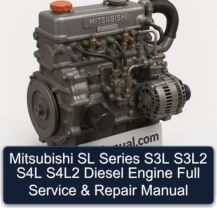 Mitsubishi SL Series S3L S3L2 S4L S4L2 Diesel Engine Full Service & Repair Manual