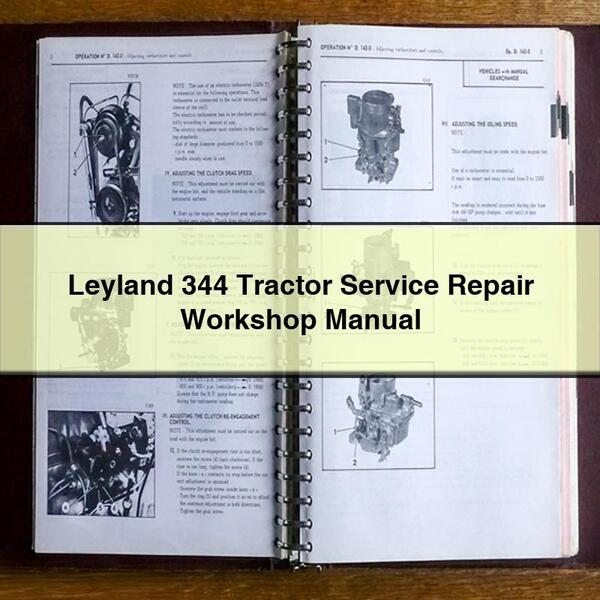 Leyland 344 Tractor Service Repair Workshop Manual PDF Download