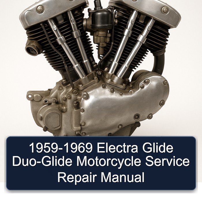 1959-1969 Electra Glide Duo-Glide Motorcycle Service Repair Manual