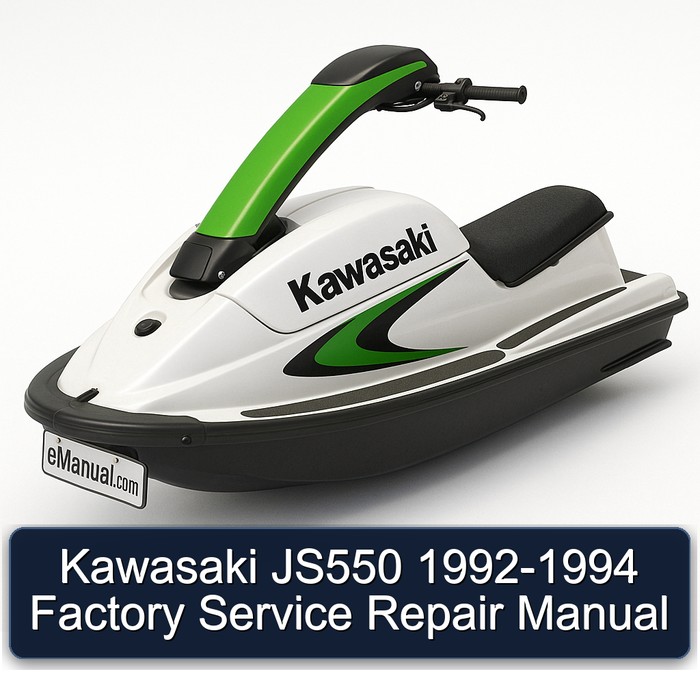 Kawasaki JS550 1992-1994 Factory Service Repair Manual
