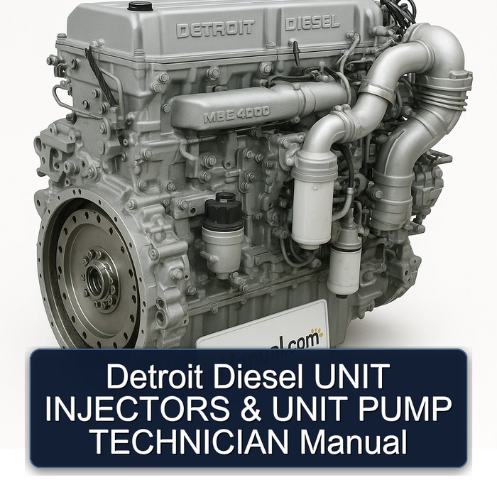 Detroit Diesel UNIT INJECTORS & UNIT PUMP TECHNICIAN Manual