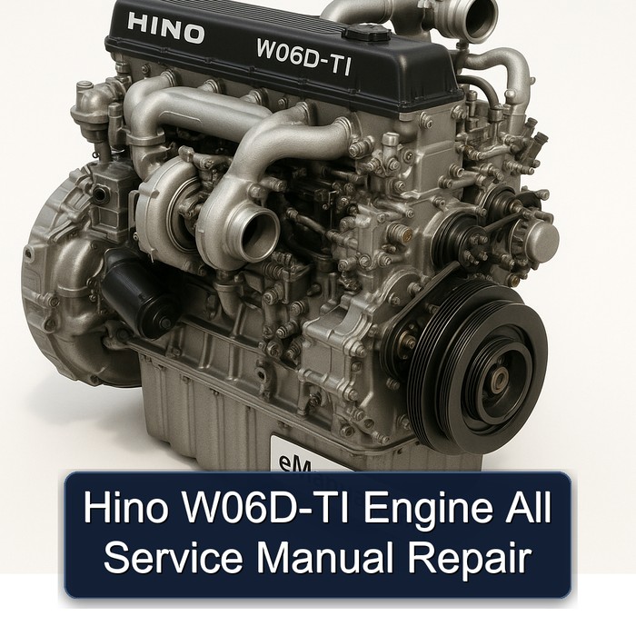 Hino W06D-TI Engine All Service Manual Repair