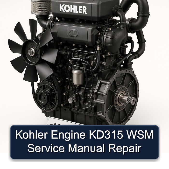 Kohler Engine KD315 WSM Service Manual Repair