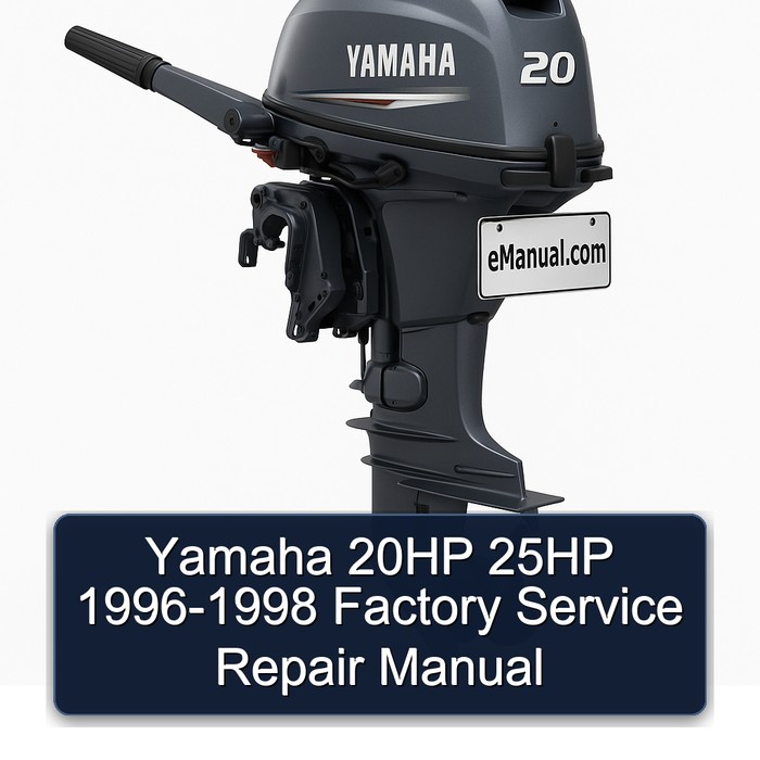 Yamaha 20HP 25HP 1996-1998 Factory Service Repair Manual
