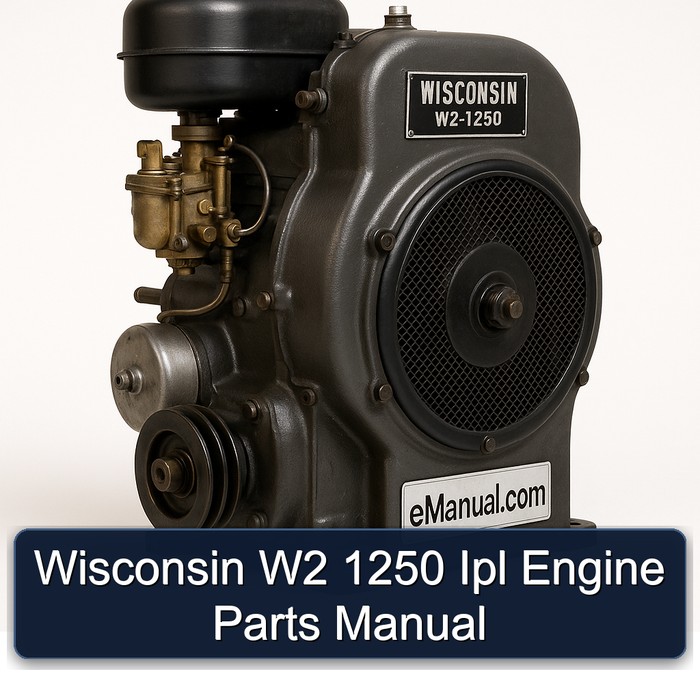 Wisconsin W2 1250 Ipl Engine Parts Manual