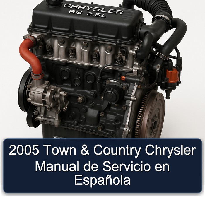 2005 Town & Country Chrysler Manual de Servicio en Española