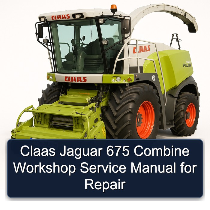 Claas Jaguar 675 Combine Workshop Service Manual for Repair