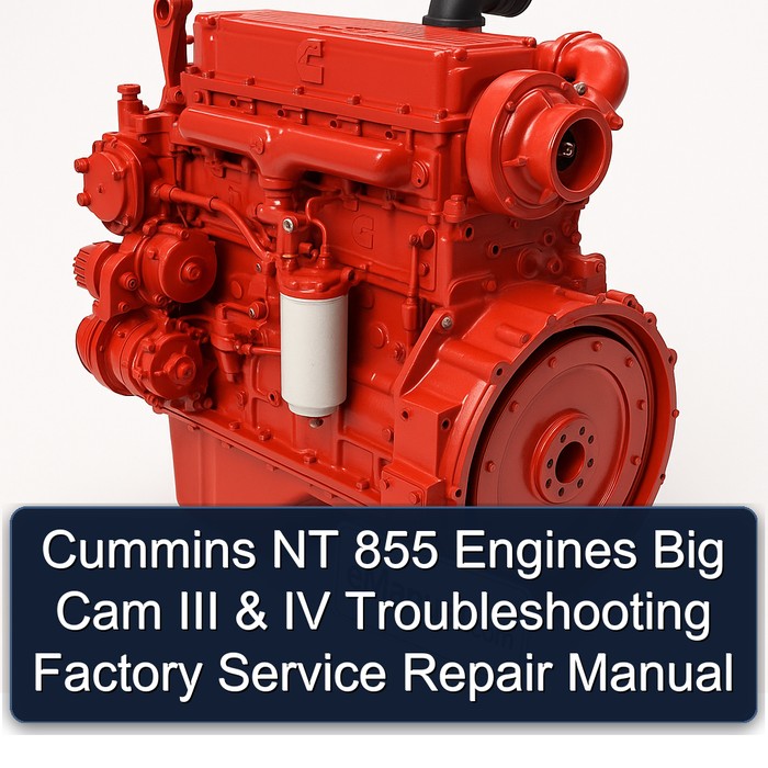 Cummins NT 855 Engines Big Cam III & IV Troubleshooting Factory Service Repair Manual