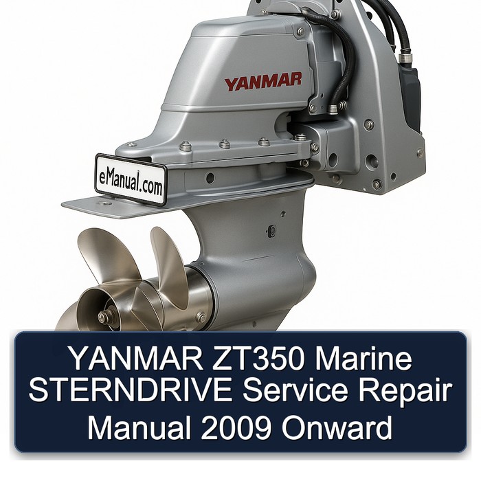 YANMAR ZT350 Marine STERNDRIVE Service Repair Manual 2009 Onward