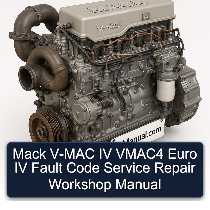 Mack V-MAC IV VMAC4 Euro IV Fault Code Service Repair Workshop Manual