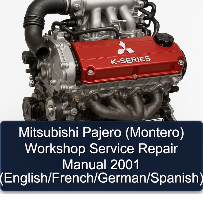 Mitsubishi Pajero (Montero) Workshop Service Repair Manual 2001 (English/French/German/Spanish)
