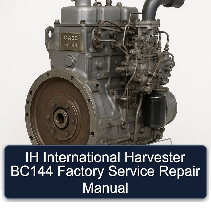 IH International Harvester BC144 Factory Service Repair Manual
