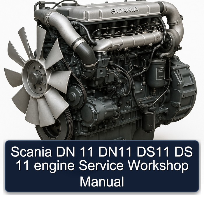 Scania DN 11 DN11 DS11 DS 11 engine Service Workshop Manual
