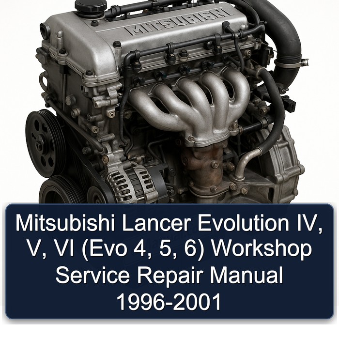 Mitsubishi Lancer Evolution IV, V, VI (Evo 4, 5, 6) Workshop Service Repair Manual 1996-2001