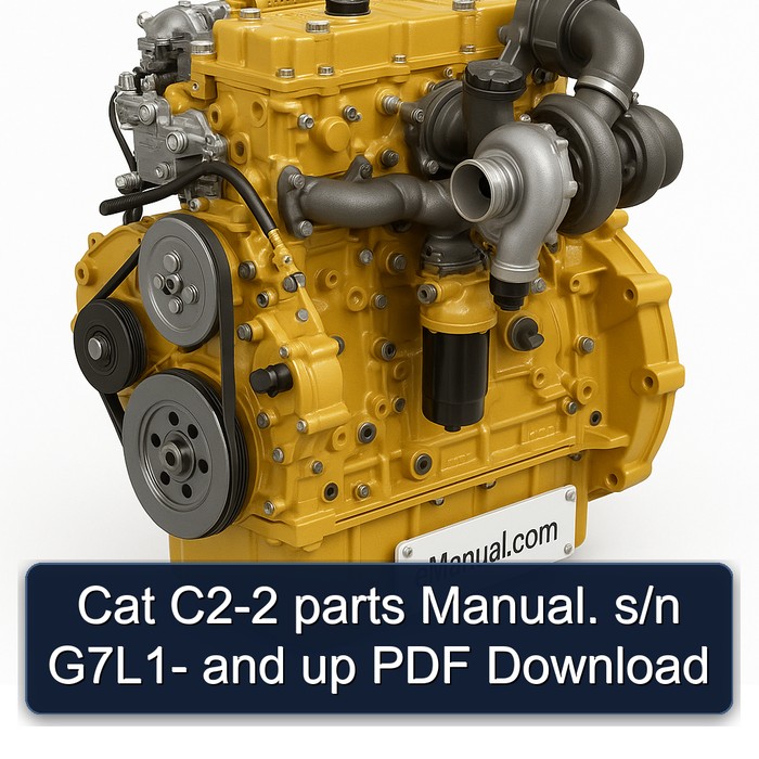 Cat C2-2 parts Manual. s/n G7L1- and up PDF Download