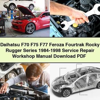 Daihatsu F70 F75 F77 Feroza Fourtrak Rocky Rugger Series 1984-1998 Service Repair Workshop Manual Download PDF - Click Image to Close