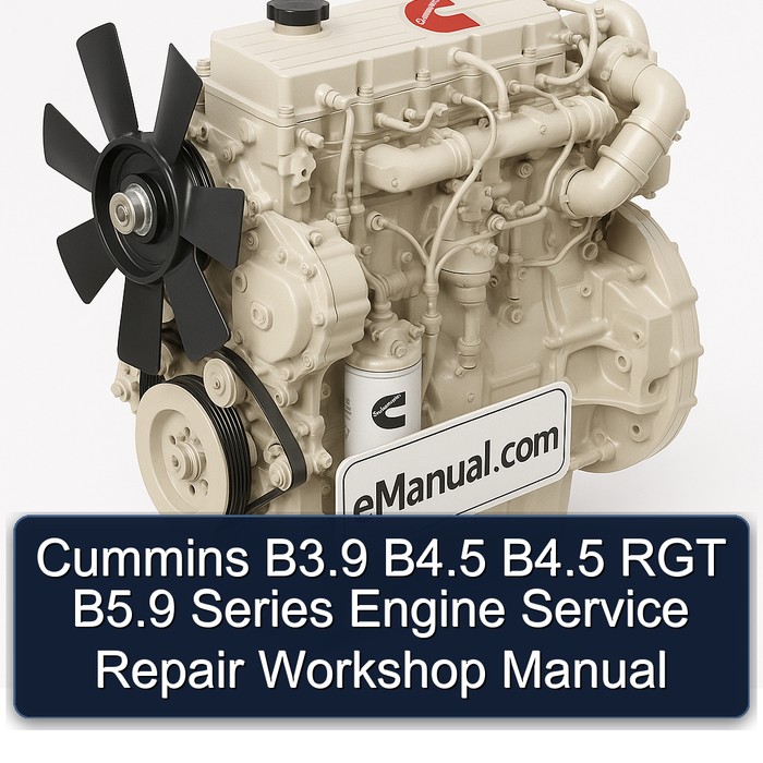 Cummins B3.9 B4.5 B4.5 RGT B5.9 Series Engine Service Repair Workshop Manual