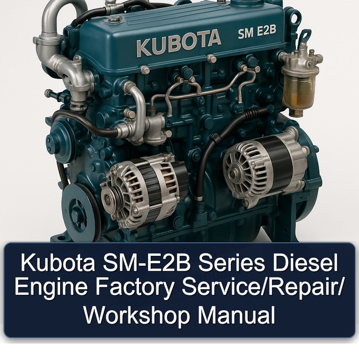 Kubota SM-E2B Series Diesel Engine Factory Service/Repair/ Workshop Manual