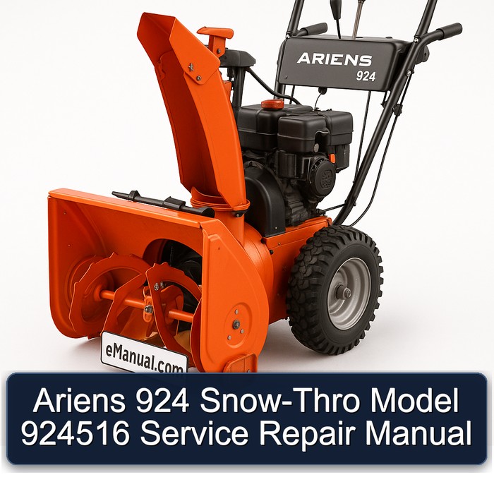 Ariens 924 Snow-Thro Model 924516 Service Repair Manual