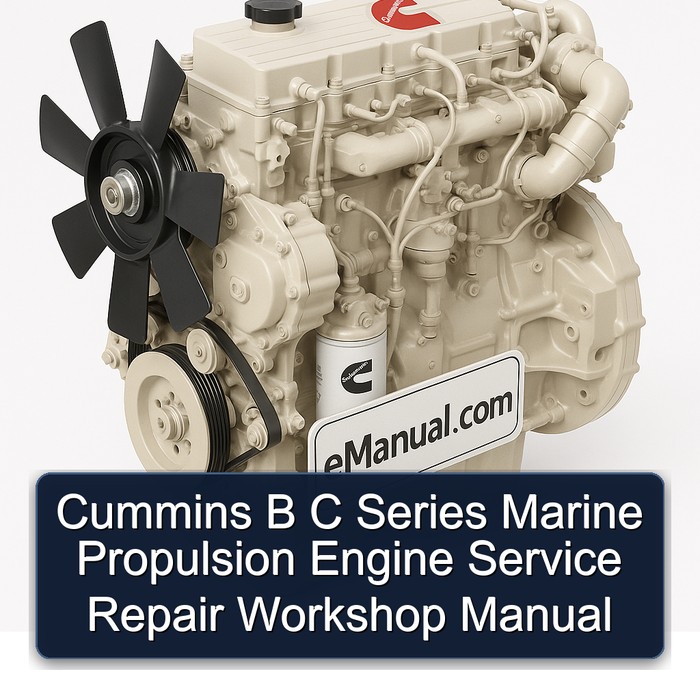 Cummins B C Series Marine Propulsion Engine Service Repair Workshop Manual
