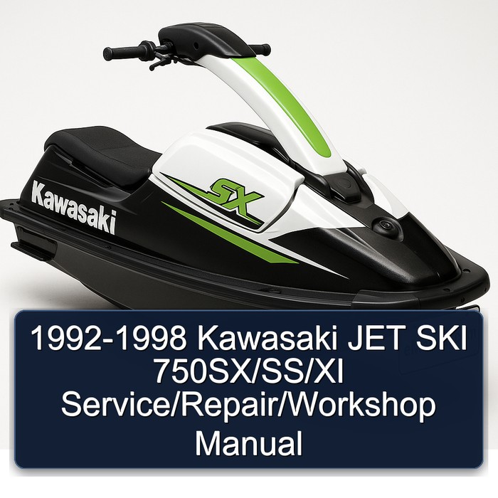 1992-1998 Kawasaki JET SKI 750SX/SS/XI Service/Repair/Workshop Manual