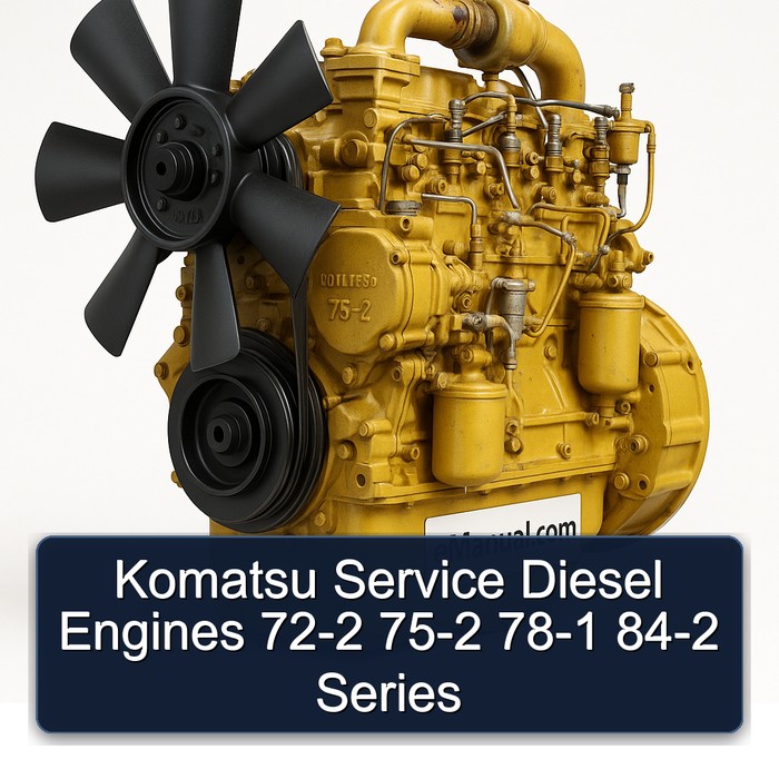 Komatsu Service Diesel Engines 72-2 75-2 78-1 84-2 Series
