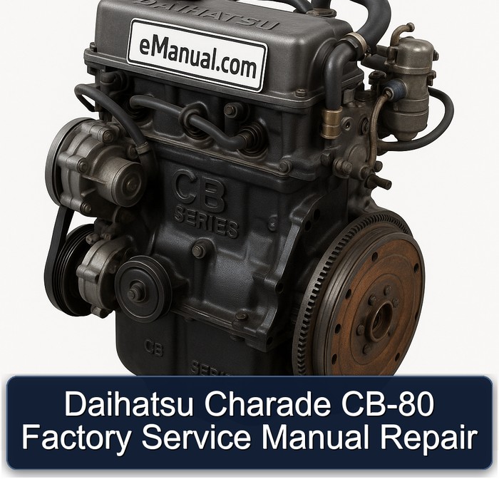 Daihatsu Charade CB-80 Factory Service Manual Repair