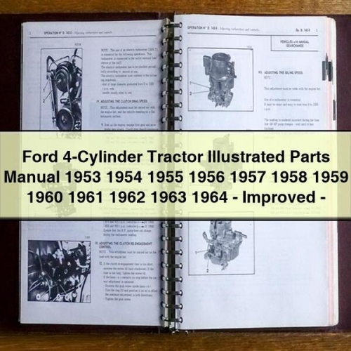 Ford 4-Cylinder Tractor Illustrated Parts Manual 1953-1964 (PDF Download)