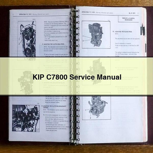 KIP C7800 Service Repair Manual