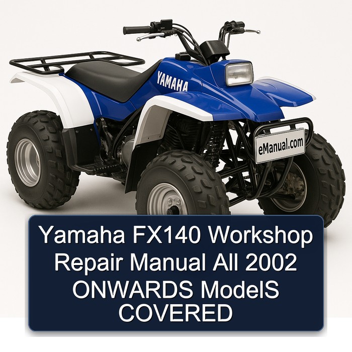 Yamaha FX140 Workshop Repair Manual All 2002 ONWARDS ModelS COVERED