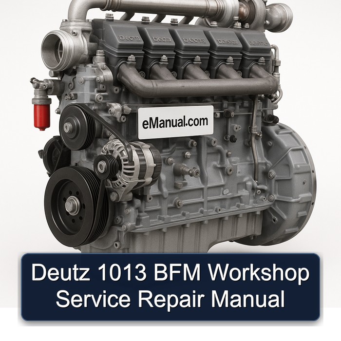 Deutz 1013 BFM Workshop Service Repair Manual