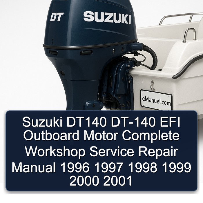 Suzuki DT140 DT-140 EFI Outboard Motor Complete Workshop Service Repair Manual 1996 1997 1998 1999 2000 2001