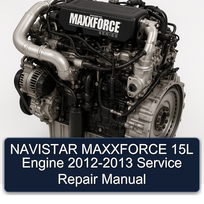 NAVISTAR MAXXFORCE 15L Engine 2012-2013 Service Repair Manual