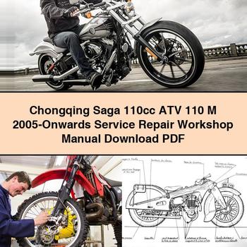 Chongqing Saga 110cc ATV 110 M 2005-Onwards Service Repair Workshop Manual Download PDF - Click Image to Close