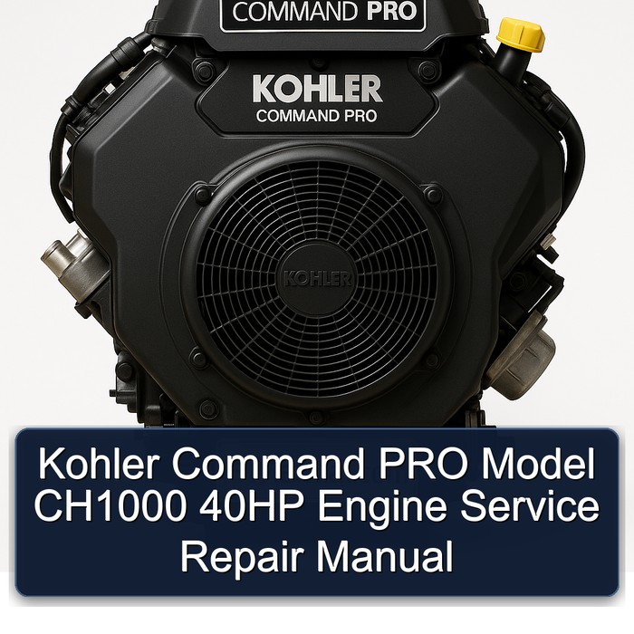 Kohler Command PRO CH1000 40 PS Motor - Service- und Reparaturhandbuch