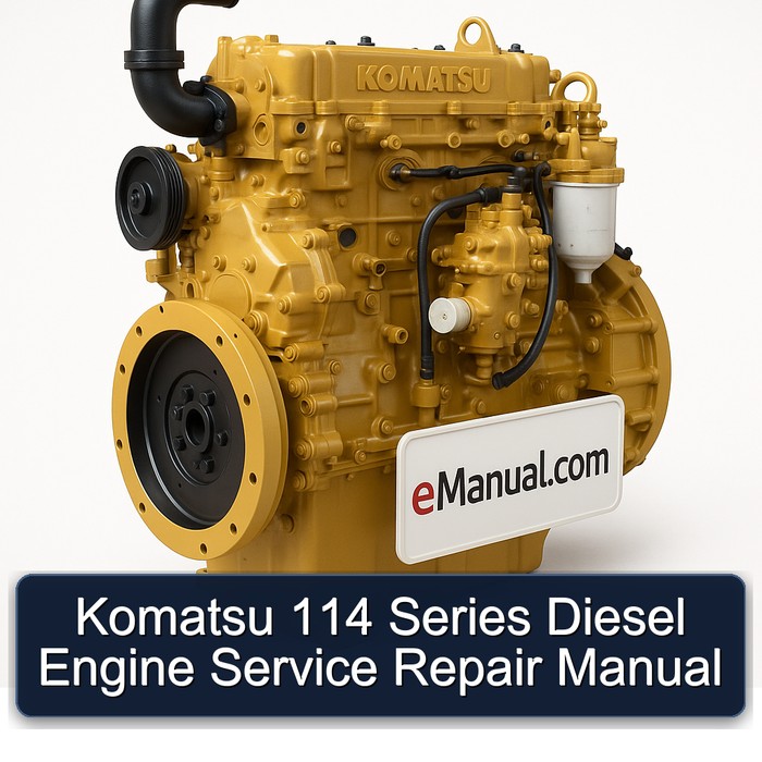 Komatsu 114 Series Diesel Engine Service Repair Manual
