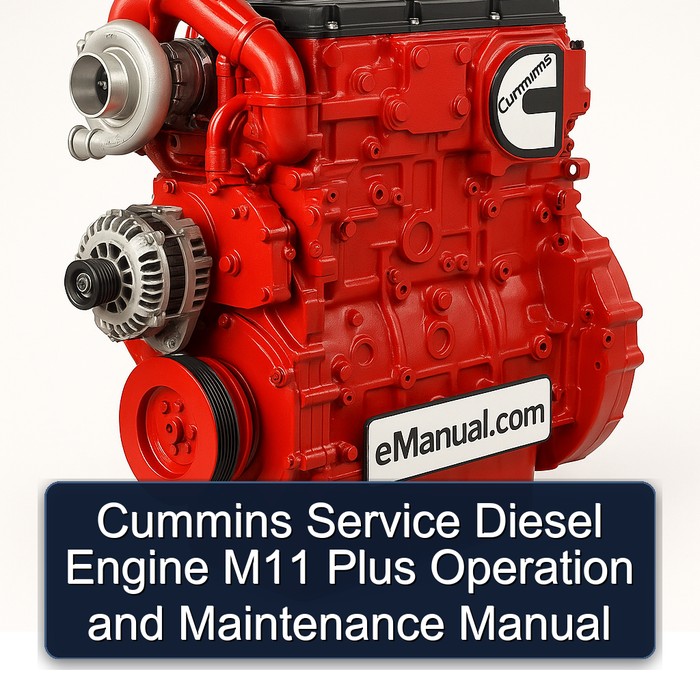 Cummins Service Diesel Engine M11 Plus Operation and Maintenance Manual