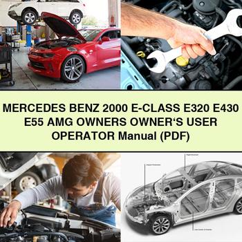 Mercedes Benz 2000 E-Class E320 E430 E55 AMG Owners Owner\'s User Operator Manual (PDF)