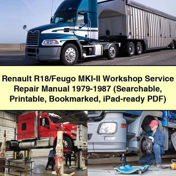 Renault R18/Feugo MKI-II Workshop Service Repair Manual 1979-1987 (Searchable Bookmarked iPad-ready)