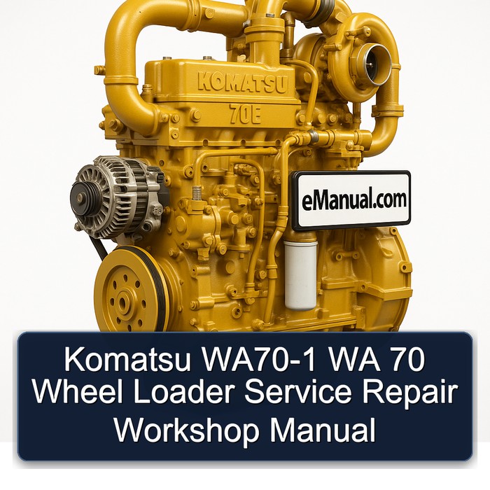 Komatsu WA70-1 WA 70 Wheel Loader Service Repair Workshop Manual
